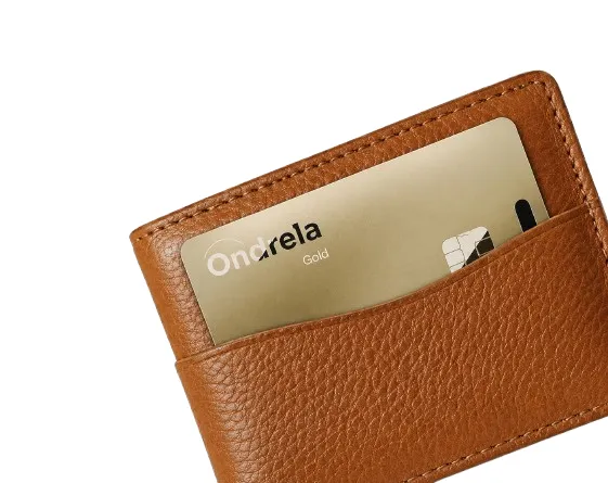 Ondrela tracker inside a wallet
